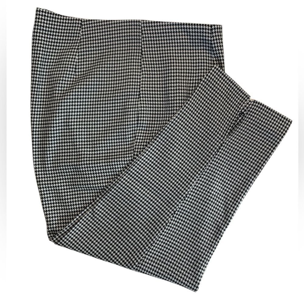 NWT Halogen Houndstooth Check Pants 20W Rich Black $138 Retail Slim Ankle!